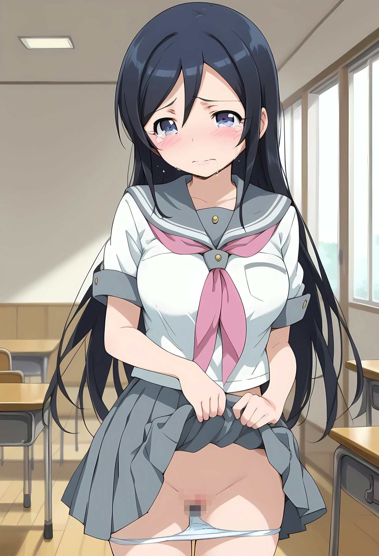 サンプル画像1:脅され泣きじゃくり新〇あやせ(ギジミン) [d_395215]