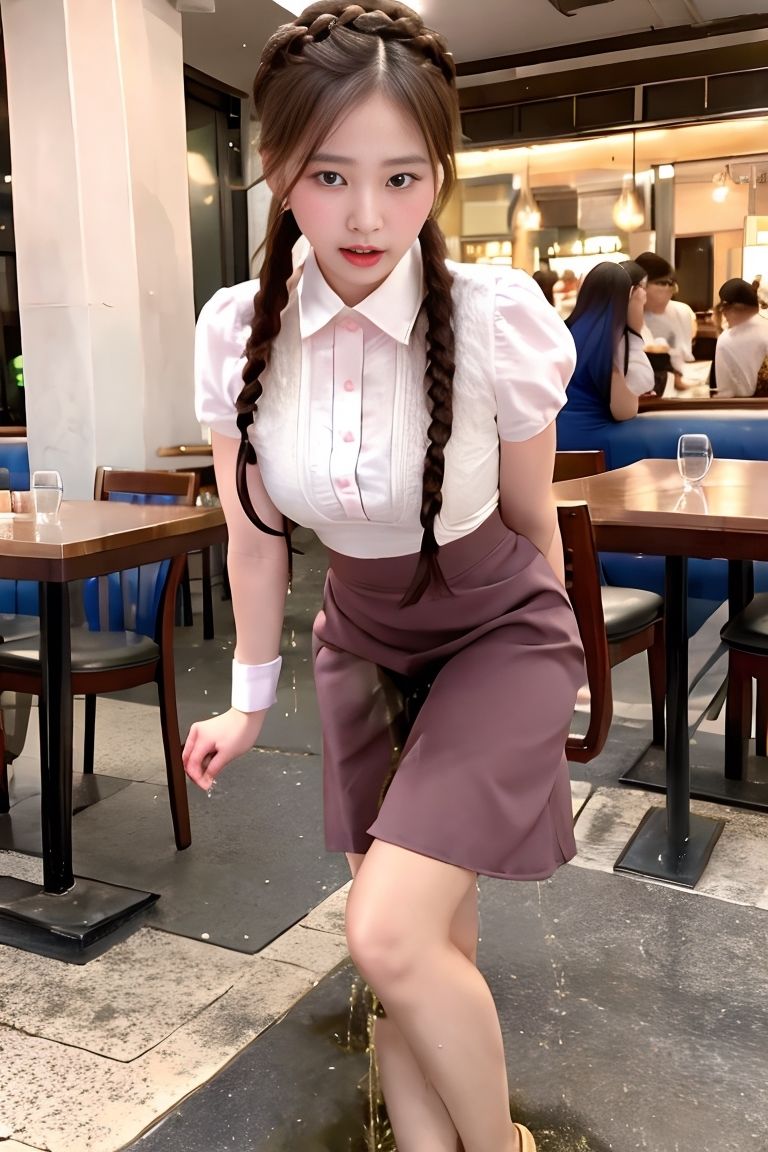 おもらしウェイトレスのサンプル画像 6