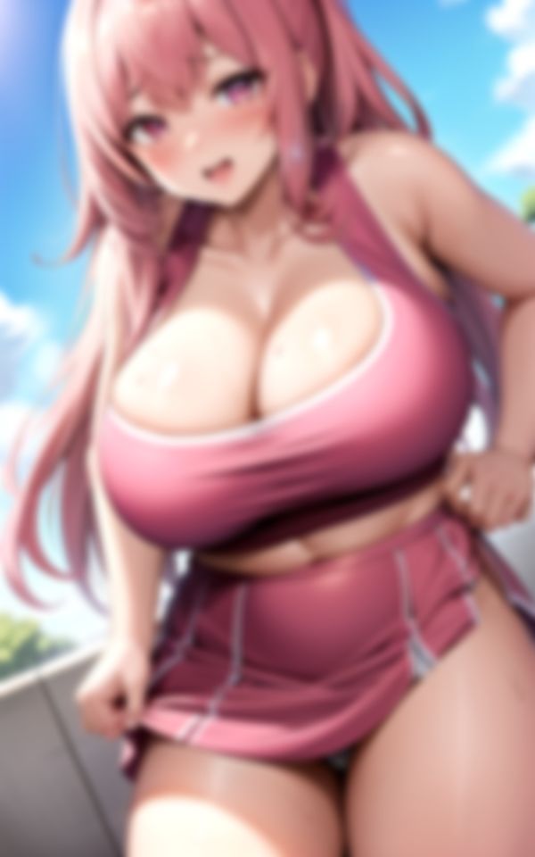 サンプル画像1:爆乳ピンク髪のHおっぱい(ファンタジーフレームズフォージ) [d_395302]