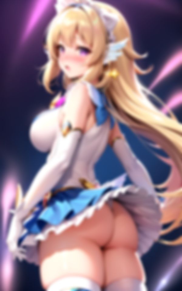 サンプル画像1:美少女戦士の下には、超美乳が隠れていた！(ファンタジーフレームズフォージ) [d_395304]