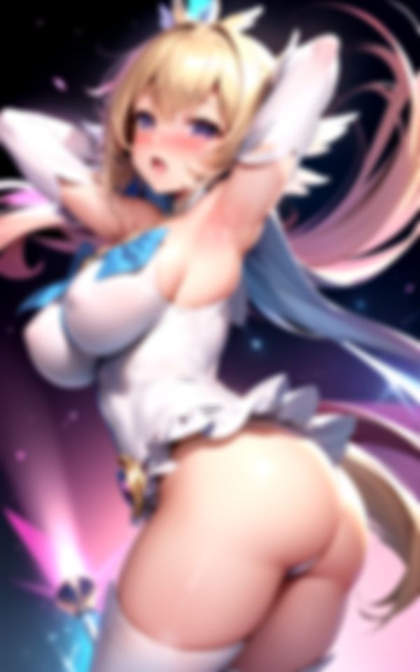 サンプル画像3:美少女戦士の下には、超美乳が隠れていた！(ファンタジーフレームズフォージ) [d_395304]