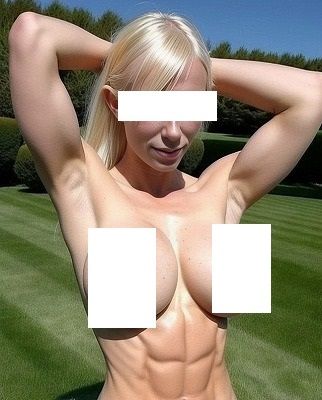 サンプル画像2:公然わいせつ:金髪、巨乳、腹筋女子、ゴルフ場でおっぱいを御披露、トップレス(MUTANTITS) [d_395378]