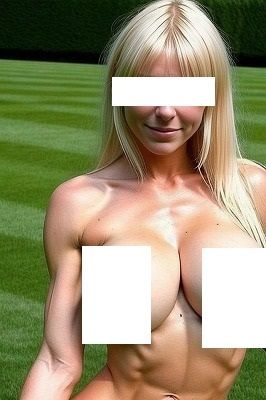 サンプル画像3:公然わいせつ:金髪、巨乳、腹筋女子、ゴルフ場でおっぱいを御披露、トップレス(MUTANTITS) [d_395378]