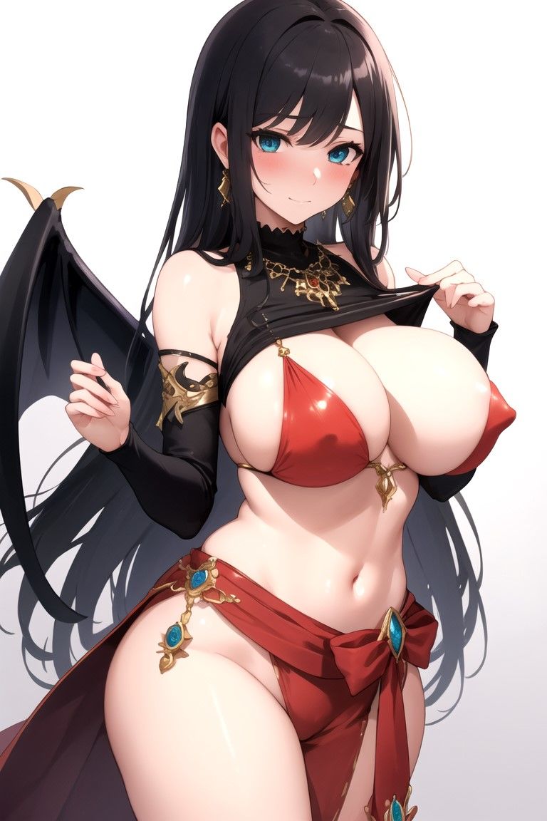 サンプル画像3:サキュバス 魅魔 黒髪002(やらん007) [d_395424]