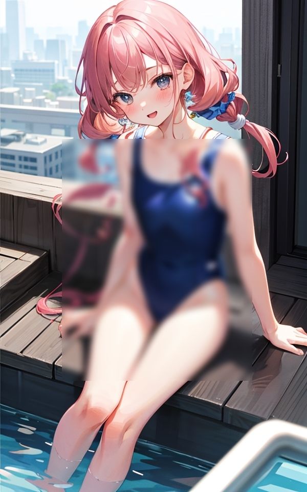 サンプル画像2:スク水で来ちゃった(はごろも) [d_395432]