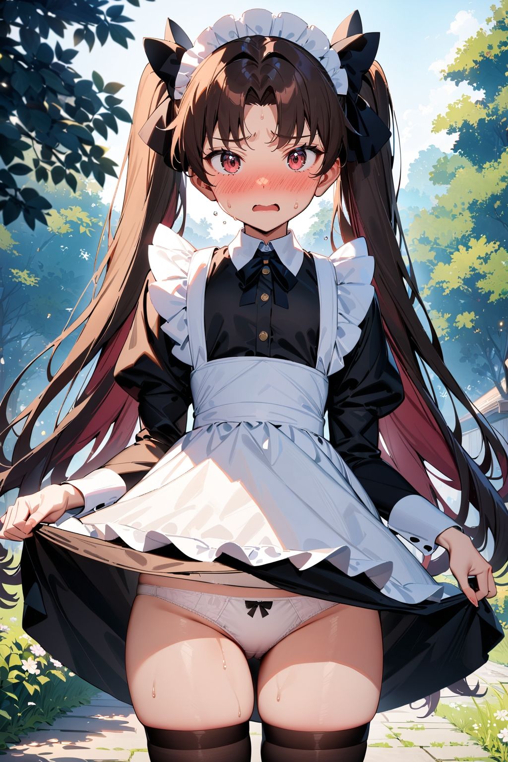 サンプル画像1:AIイラスト集 遠坂凛＃1(KUMAI) [d_395472]