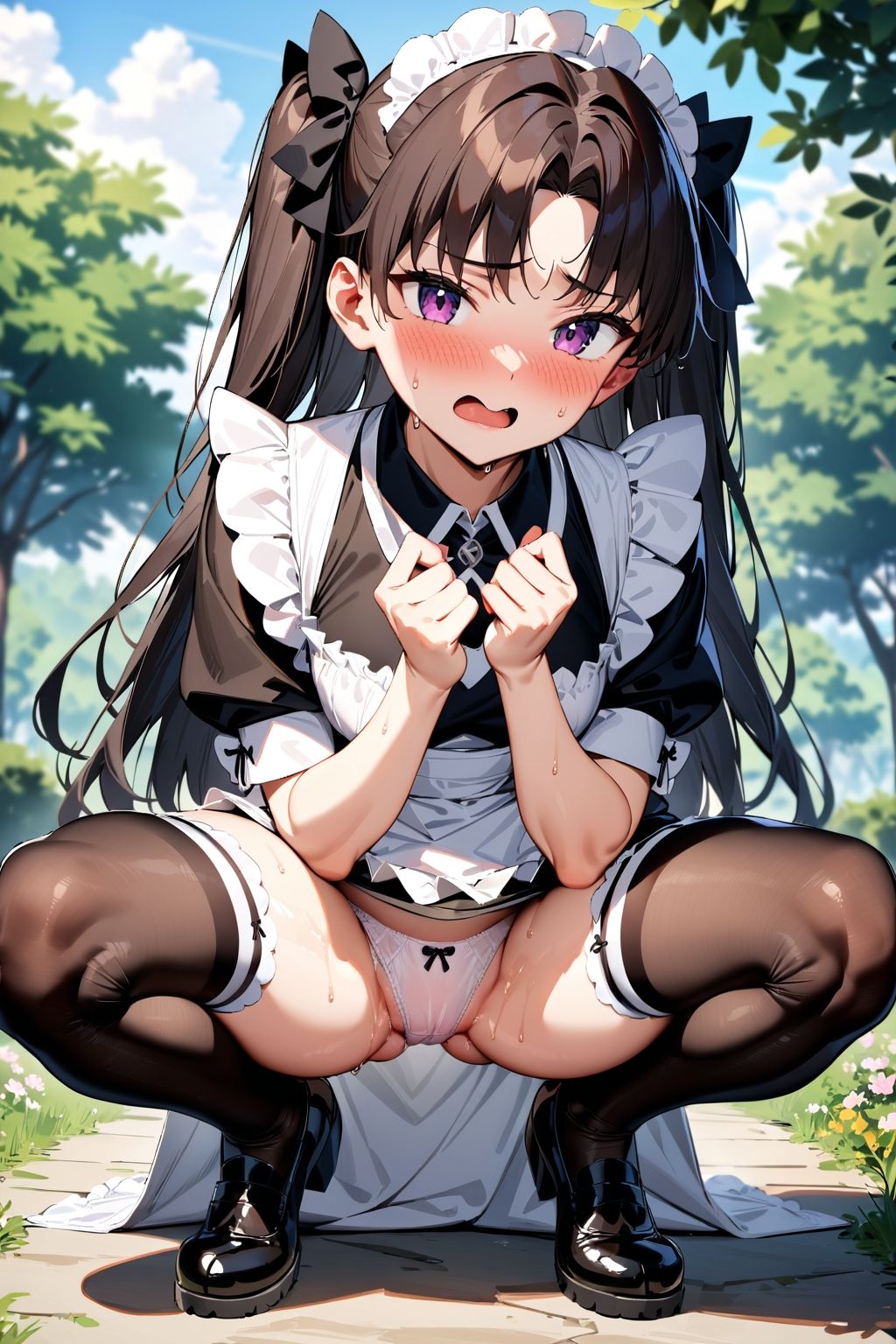 サンプル画像4:AIイラスト集 遠坂凛＃1(KUMAI) [d_395472]