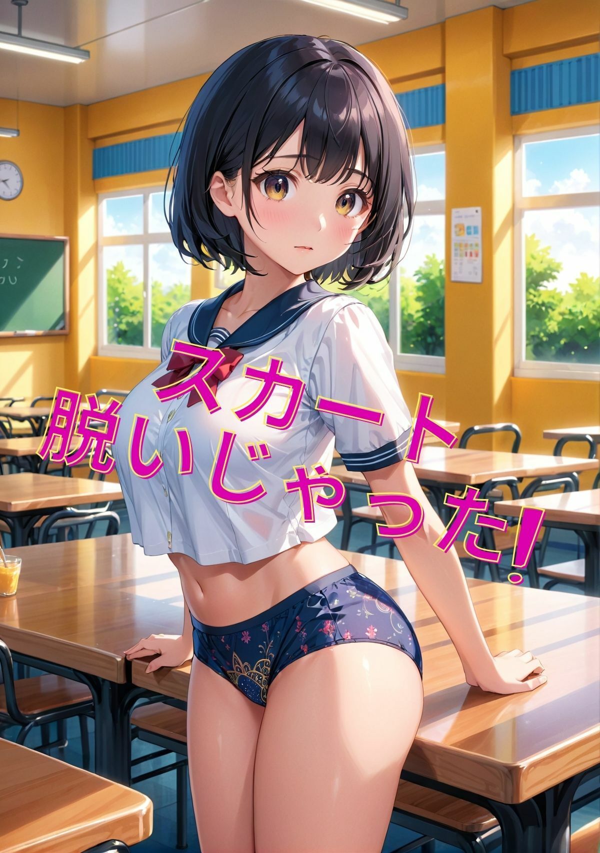 サンプル画像2:放課後の女子校生(熊取屋) [d_395512]