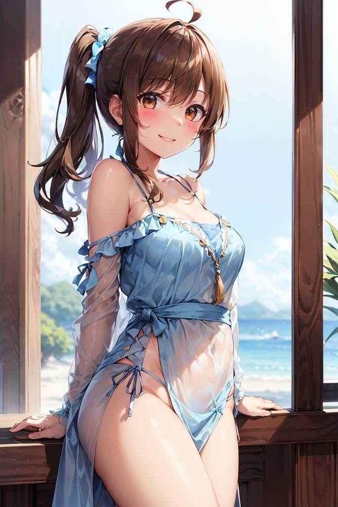 サンプル画像6:夏の衣装プロンプトとAI術師のご紹介(きゃんでぃタイム) [d_395516]