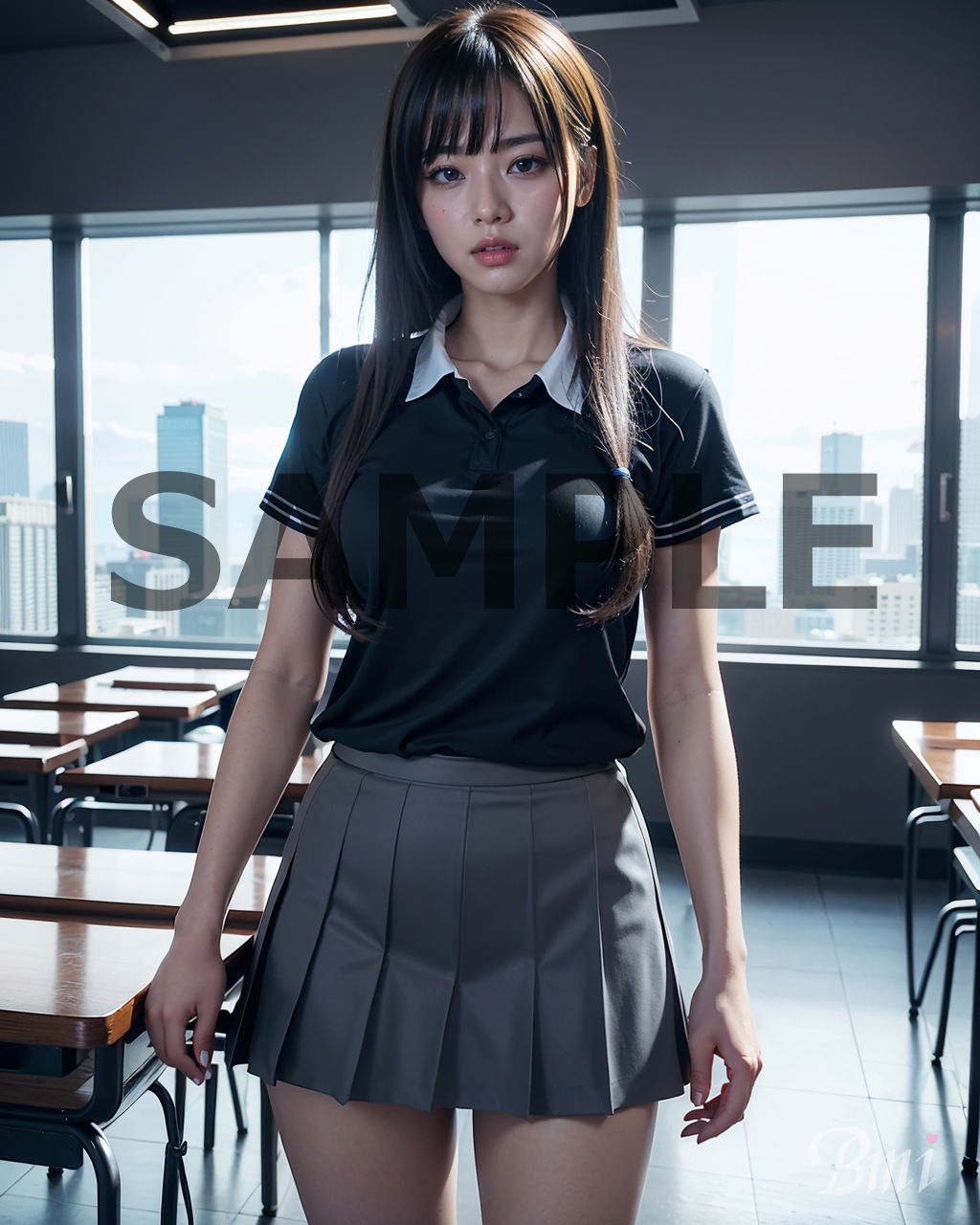 サンプル画像3:美少女JK 〜性教育 特別指導〜【魅惑グラビア2】(BMI) [d_395543]