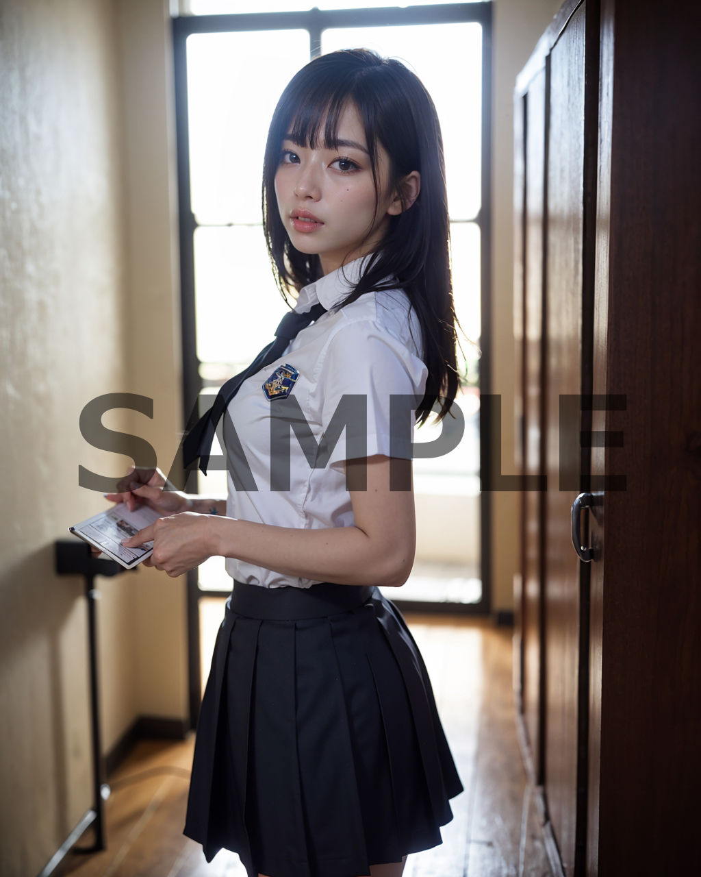 サンプル画像3:美少女JK 〜性教育 補習授業〜【魅惑グラビア3】(BMI) [d_395546]