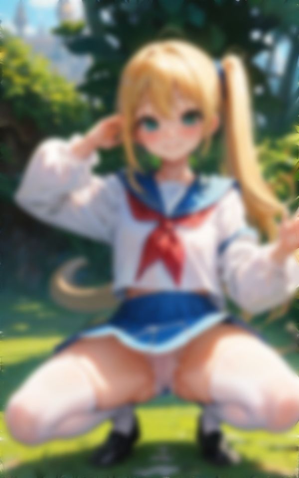 サンプル画像1:ぱんつ見ないでねw(panpanyama＋2C) [d_395645]