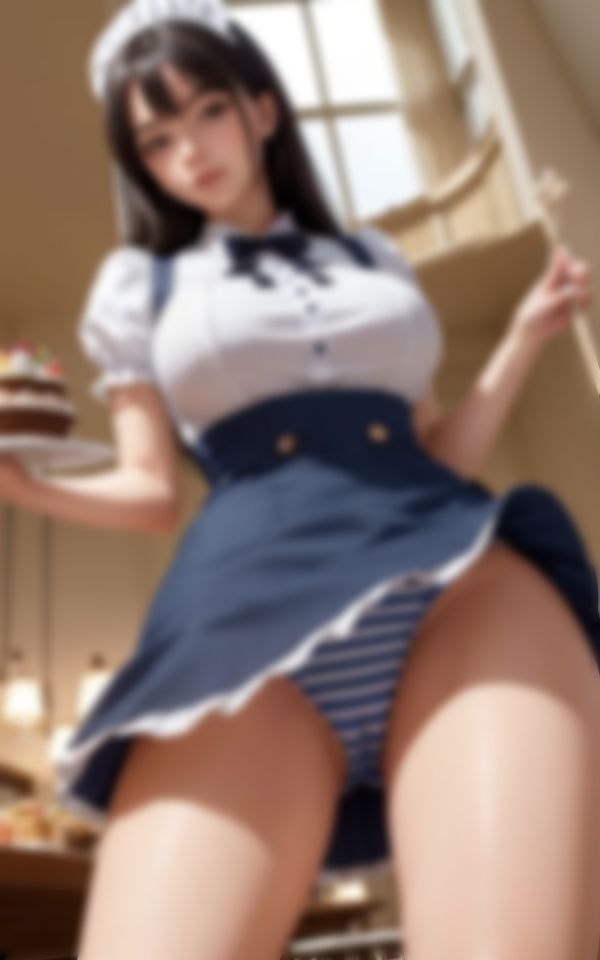 サンプル画像3:爆乳新人ウエイトレスのパンモロ写真コレクション94枚(妄想AI美女) [d_395703]