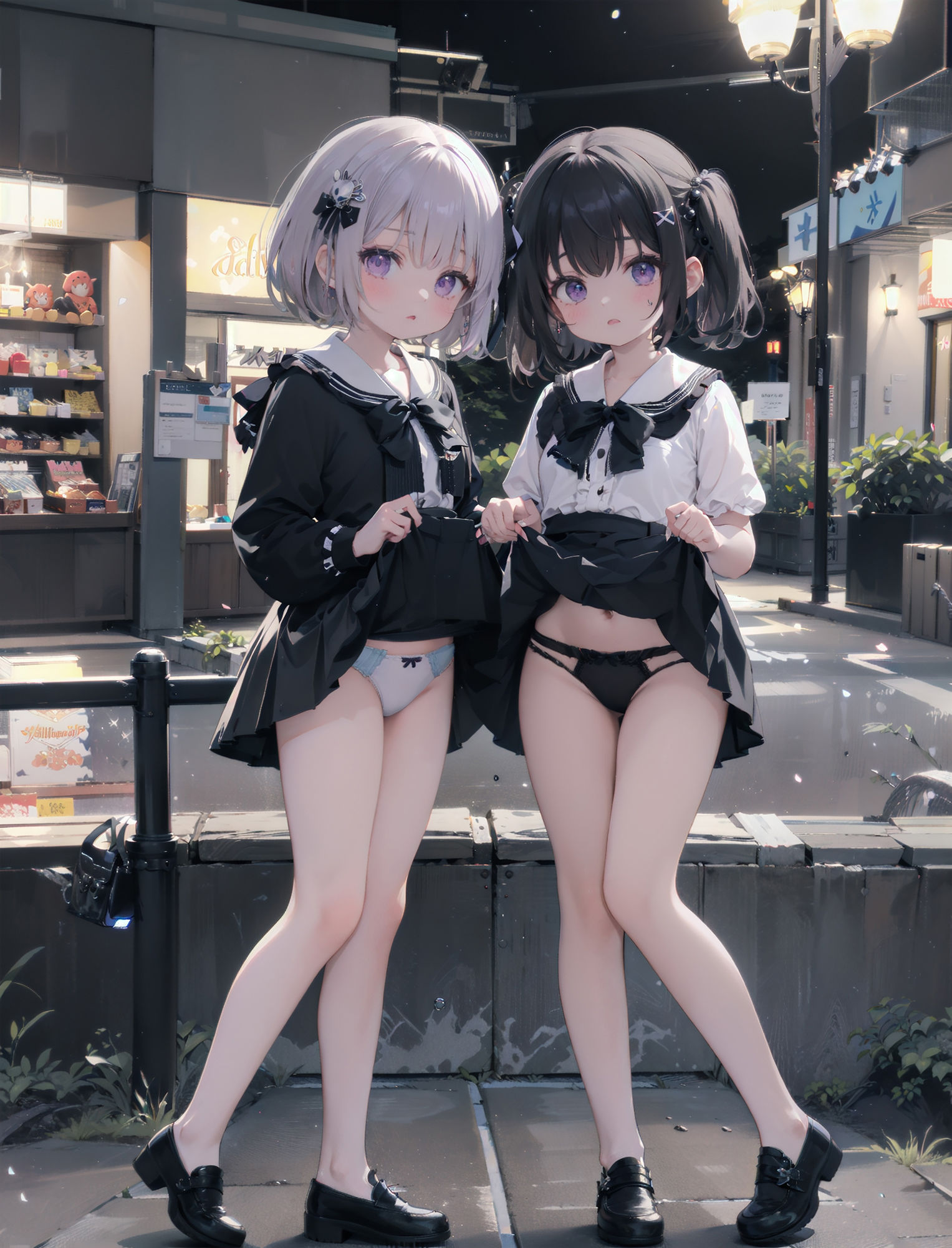 サンプル画像5:少女パンツ見学会〜地雷系編〜(ピッチピチAIビッチ) [d_395733]