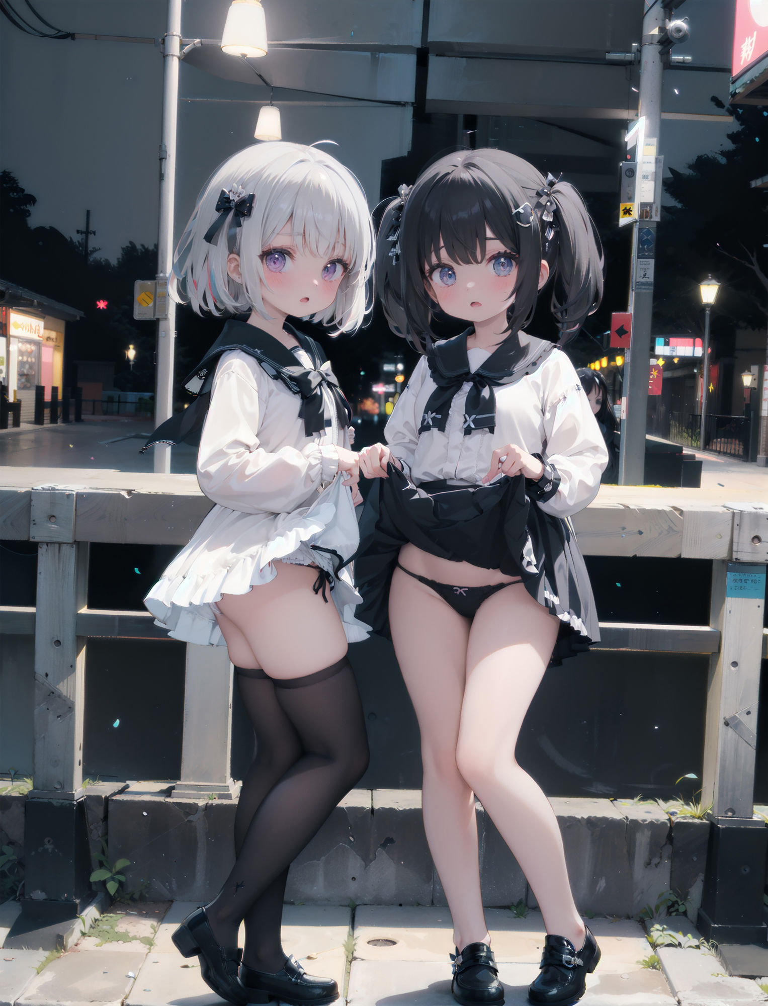 サンプル画像6:少女パンツ見学会〜地雷系編〜(ピッチピチAIビッチ) [d_395733]