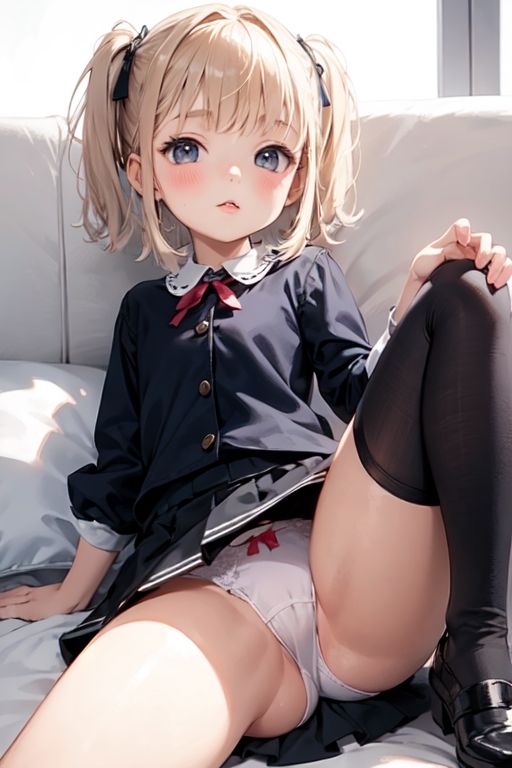 サンプル画像2:土下座してロリっ子にパンティー見せてもらった(放課後部) [d_395815]