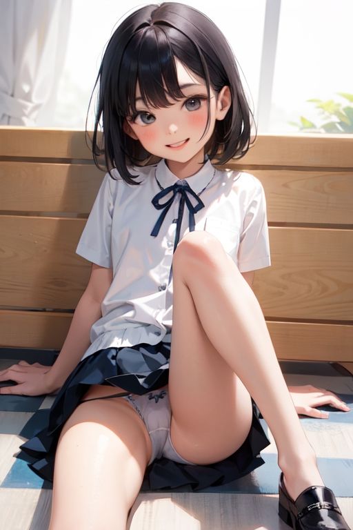 サンプル画像5:土下座してロリっ子にパンティー見せてもらった(放課後部) [d_395815]