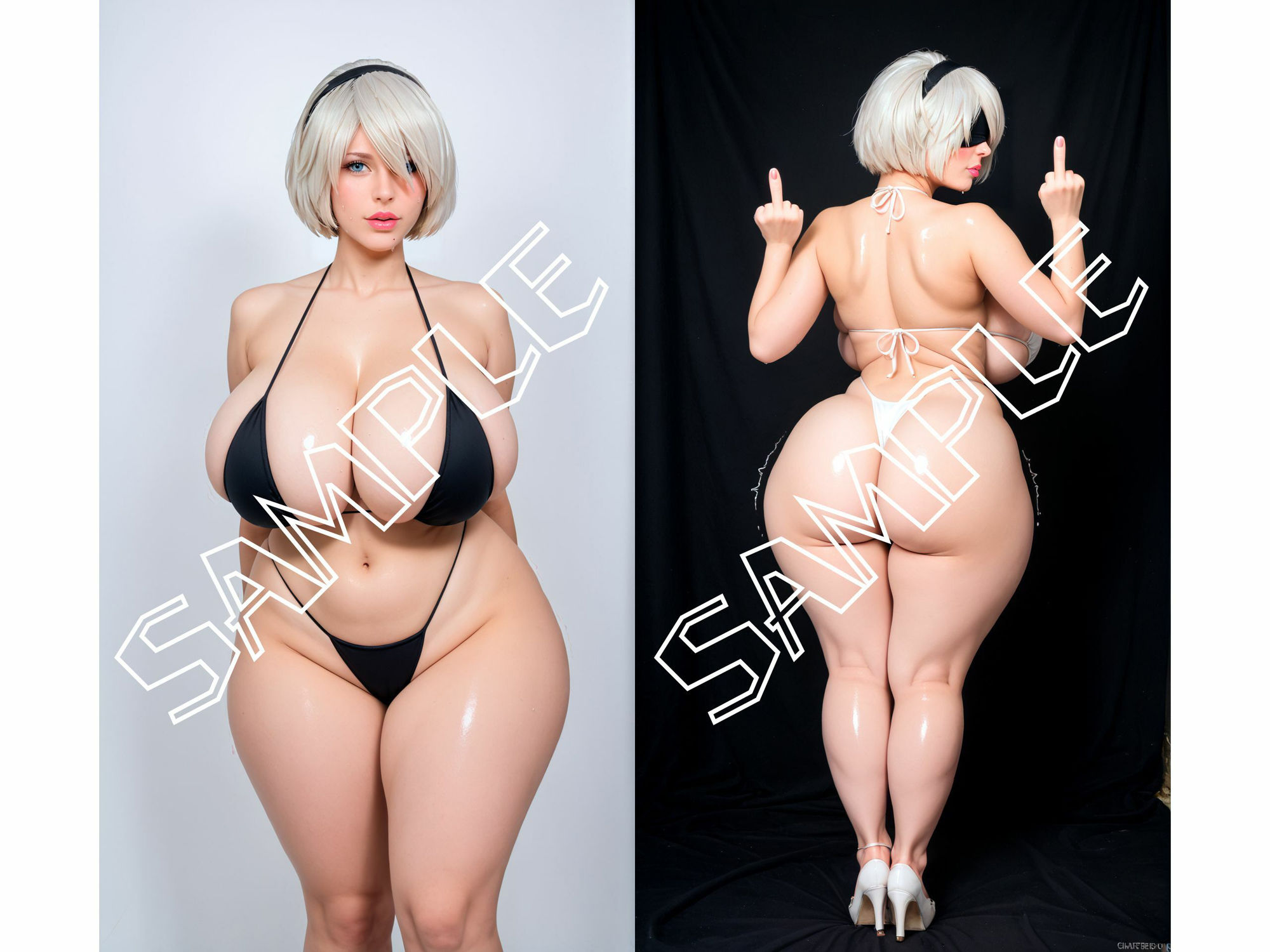 サンプル画像2:コスプレ写真集06 GLAMOUR(肉感至上主義) [d_395820]