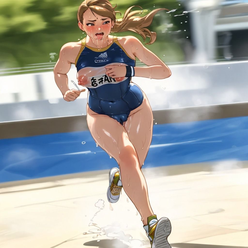 サンプル画像1:アヘイキ！トライアスロン(でざい屋) [d_395832]