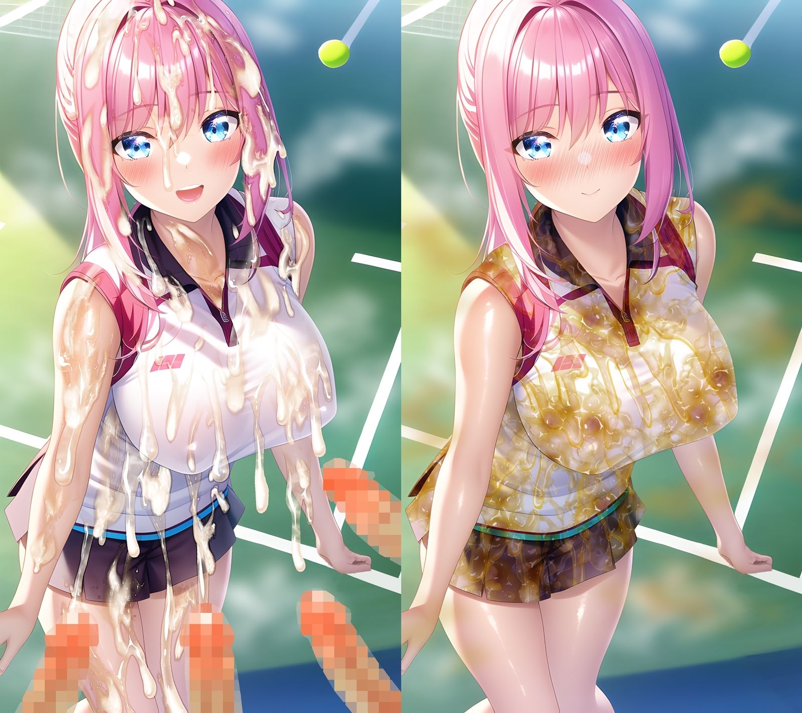 サンプル画像2:ぶっかけCG集Vol.2(すとりんぐ) [d_395837]