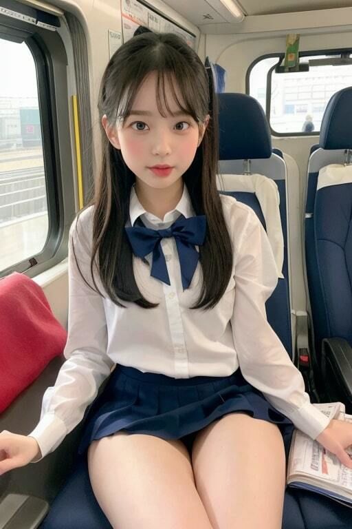 サンプル画像1:卑猥な電車通学(あの子の秘密をみた) [d_395855]