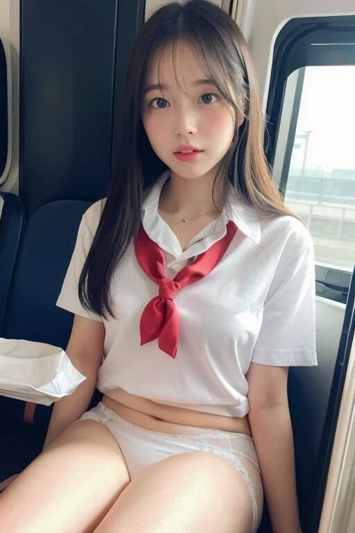 サンプル画像2:卑猥な電車通学(あの子の秘密をみた) [d_395855]