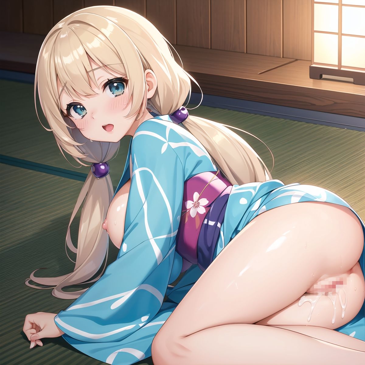 サンプル画像5:汁だく浴衣美人とぼくの夏休み 第四弾(にくどんぶり侍) [d_395884]