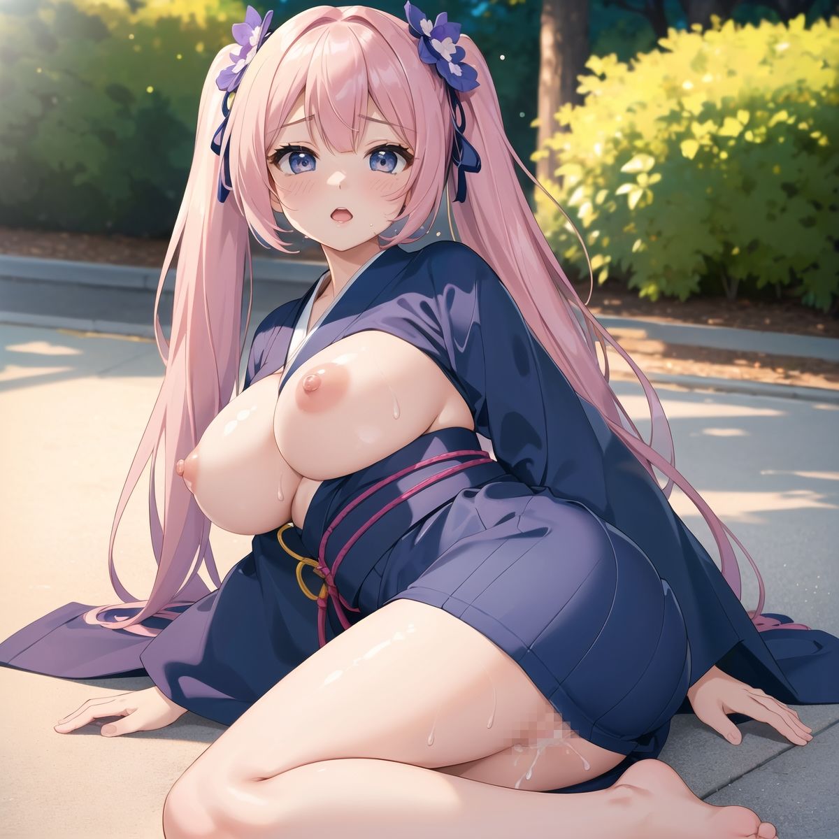 サンプル画像5:汁だく浴衣美人とぼくの夏休み 第五弾(にくどんぶり侍) [d_395888]