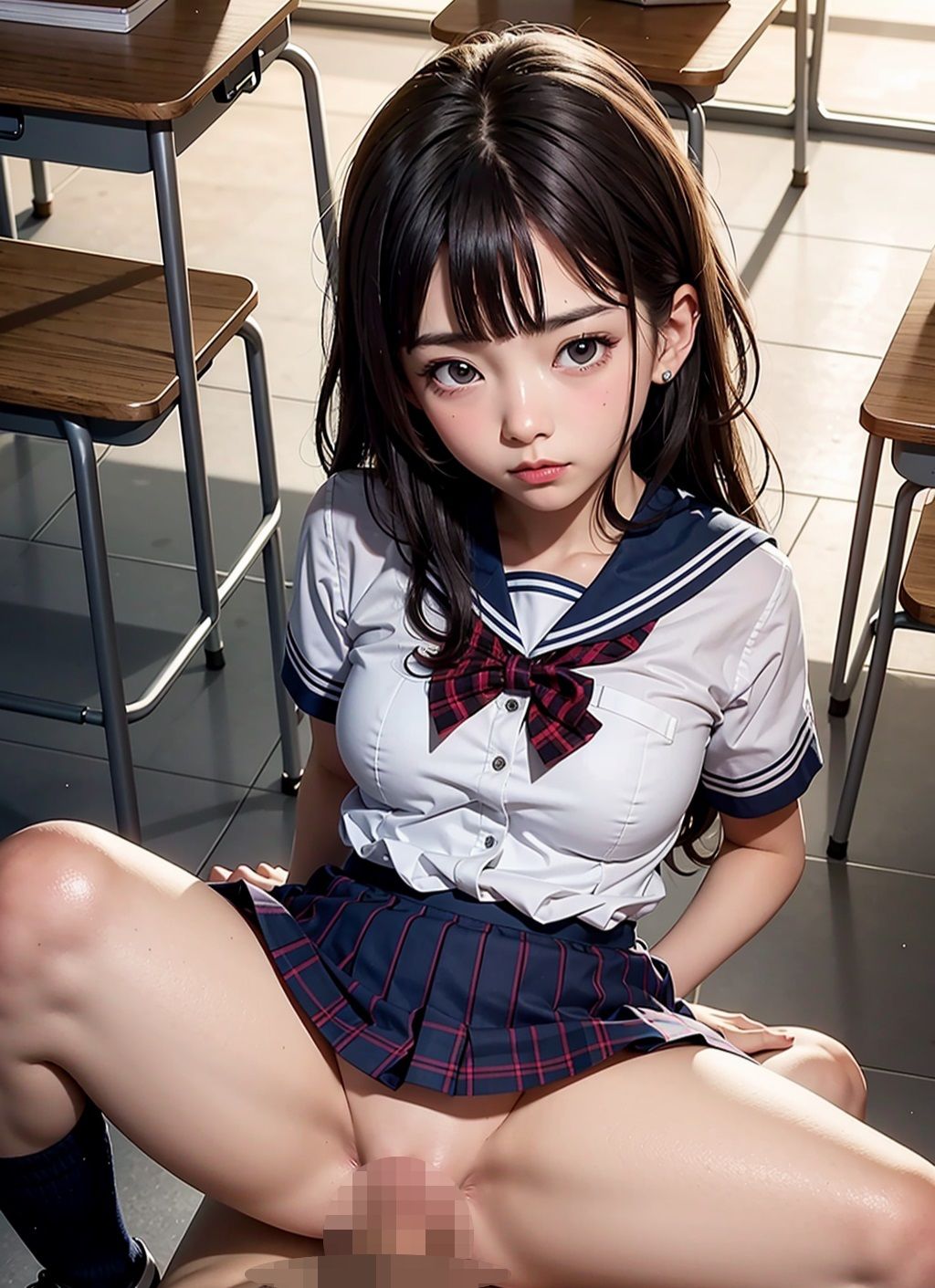 サンプル画像4:美少女と教室SEX！(えっちな愛) [d_395892]