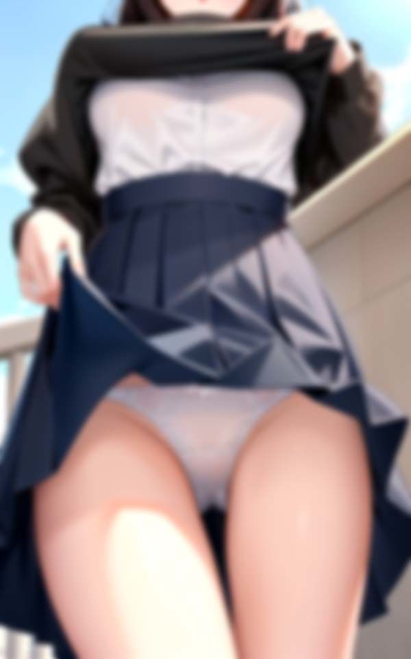 サンプル画像3:満たされない彼女は露出して興奮する(深淵AI秘宝館) [d_395920]