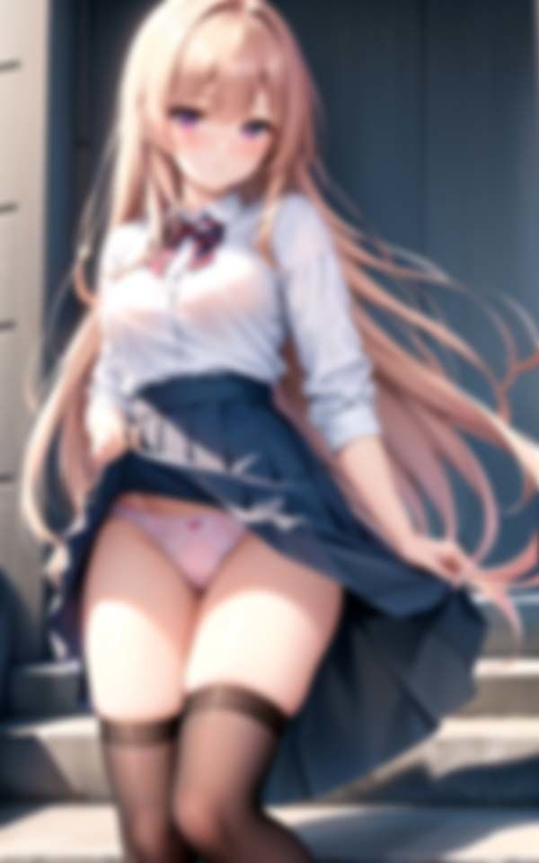 サンプル画像5:満たされない彼女は露出して興奮する(深淵AI秘宝館) [d_395920]