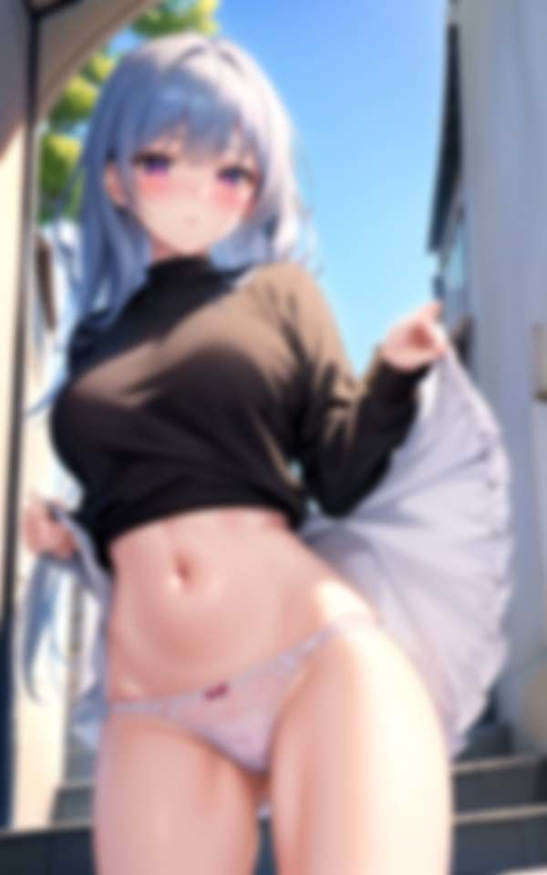 満たされない彼女は露出して興奮するのサンプル画像 6