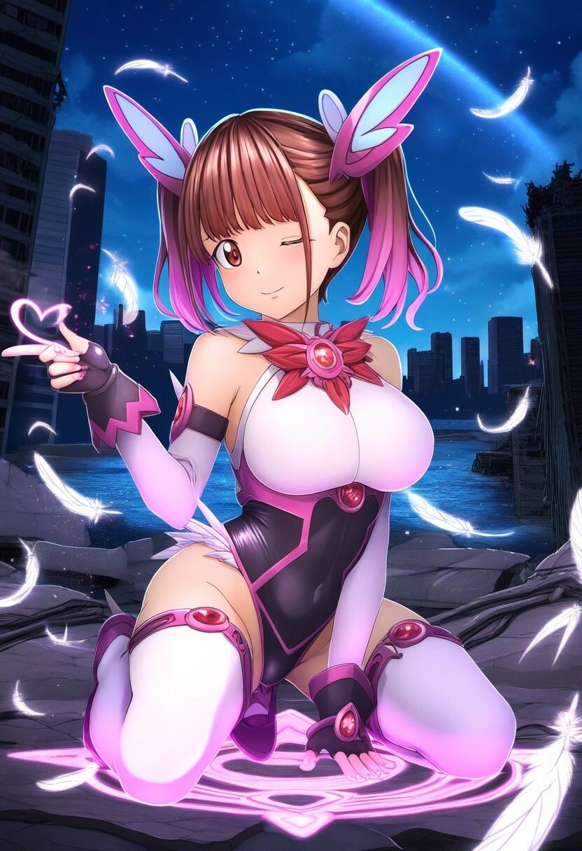 サンプル画像5:【変身ヒロイン】ふたなり魔法少女がアヘ顔で悪堕ち！（500枚）(絵師まだら) [d_396003]