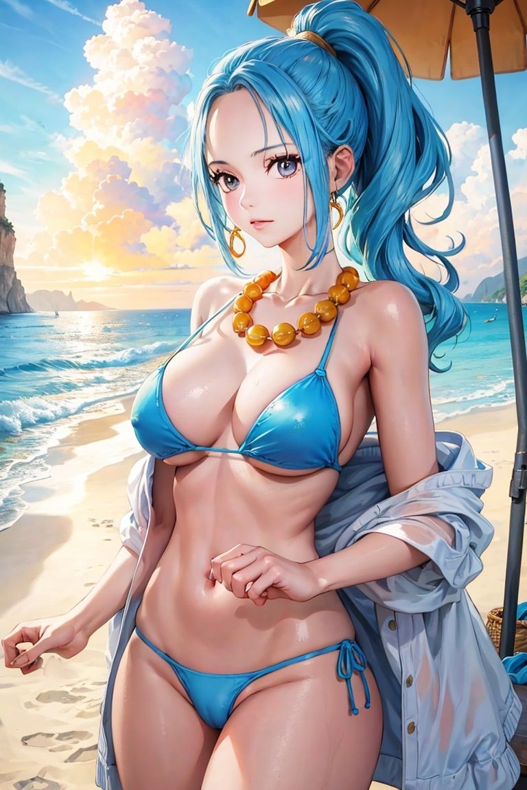 サンプル画像2:ビーチでヤられた王女ビビ(ライトフィニッシュ) [d_396004]