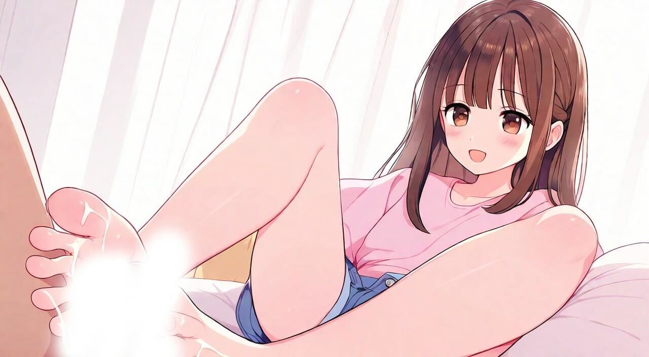 サンプル画像1:○さい女の子に踏まれて感じるなんて、おにーさんヘンタイさんです(晴耕雨読) [d_396045]