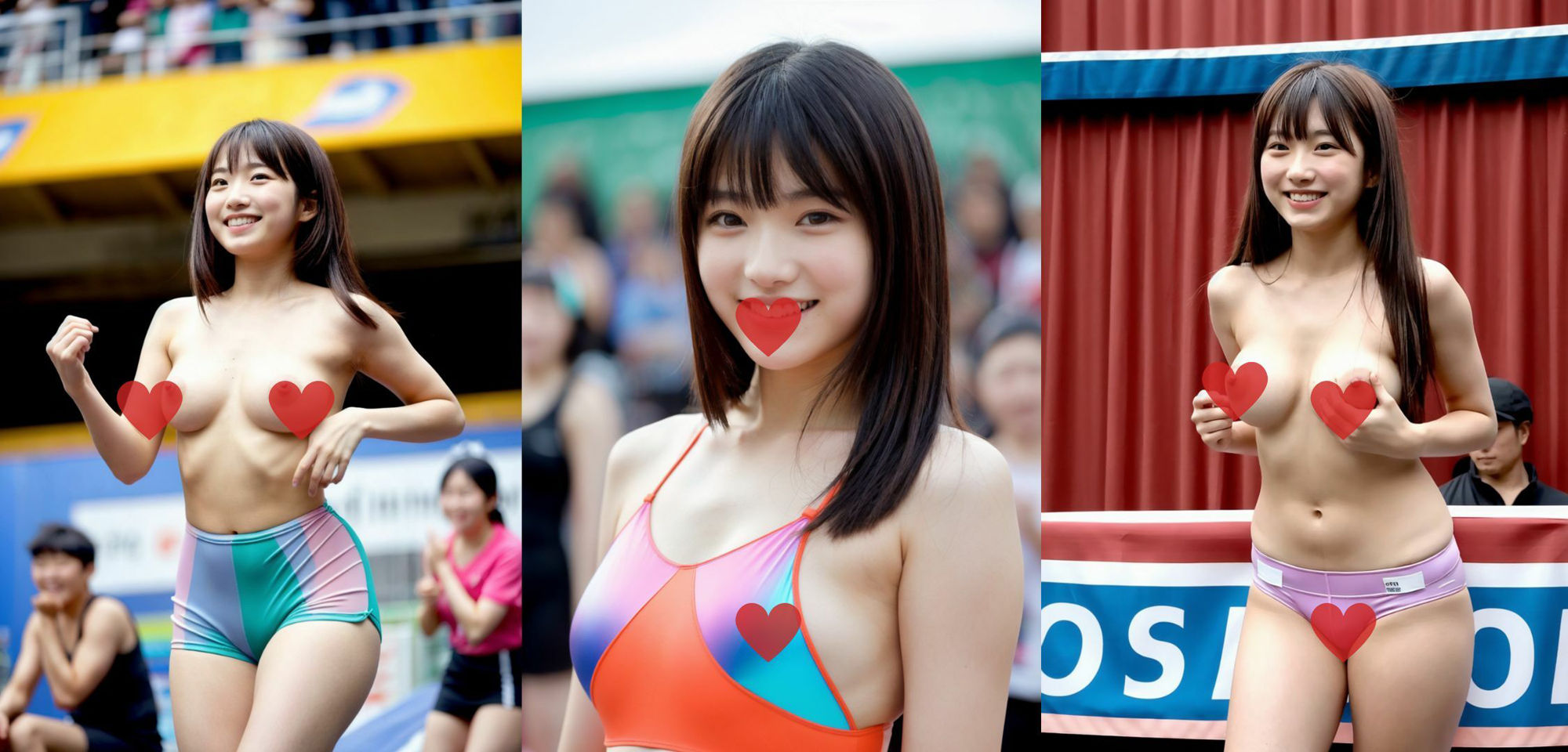 サンプル画像1:○3最後の運動会は乳出しだった(100円フェチズム) [d_396137]