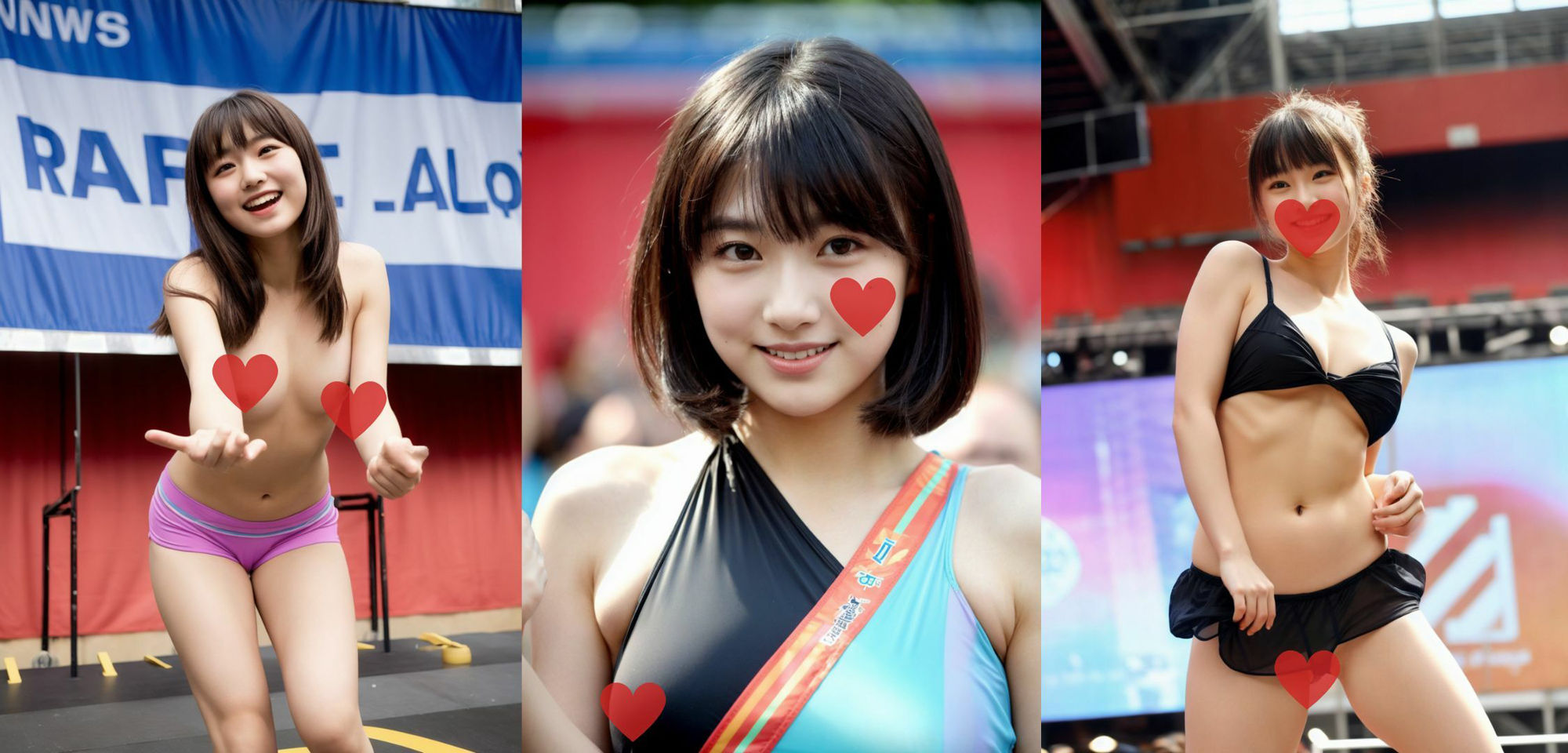 サンプル画像2:○3最後の運動会は乳出しだった(100円フェチズム) [d_396137]