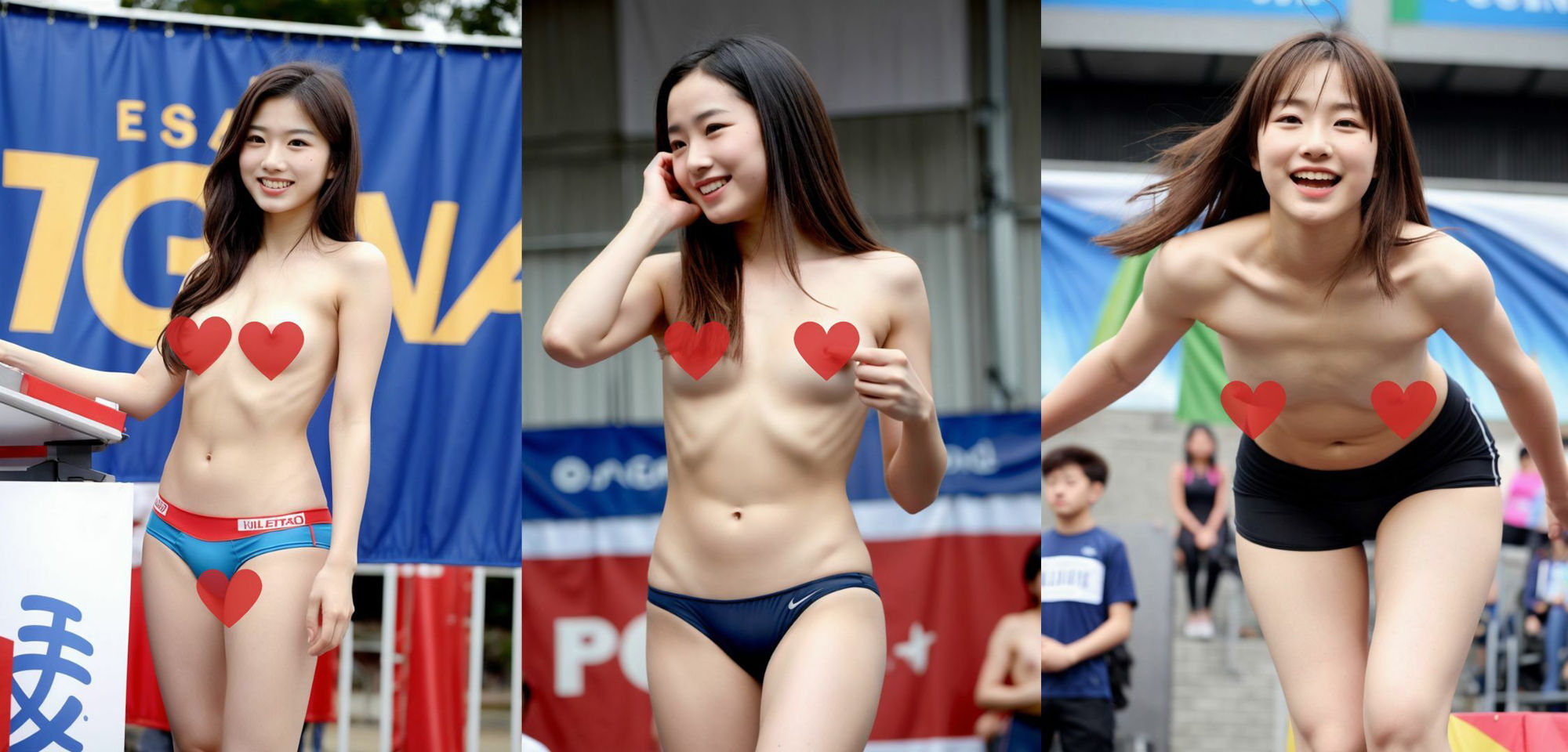 サンプル画像4:○3最後の運動会は乳出しだった(100円フェチズム) [d_396137]