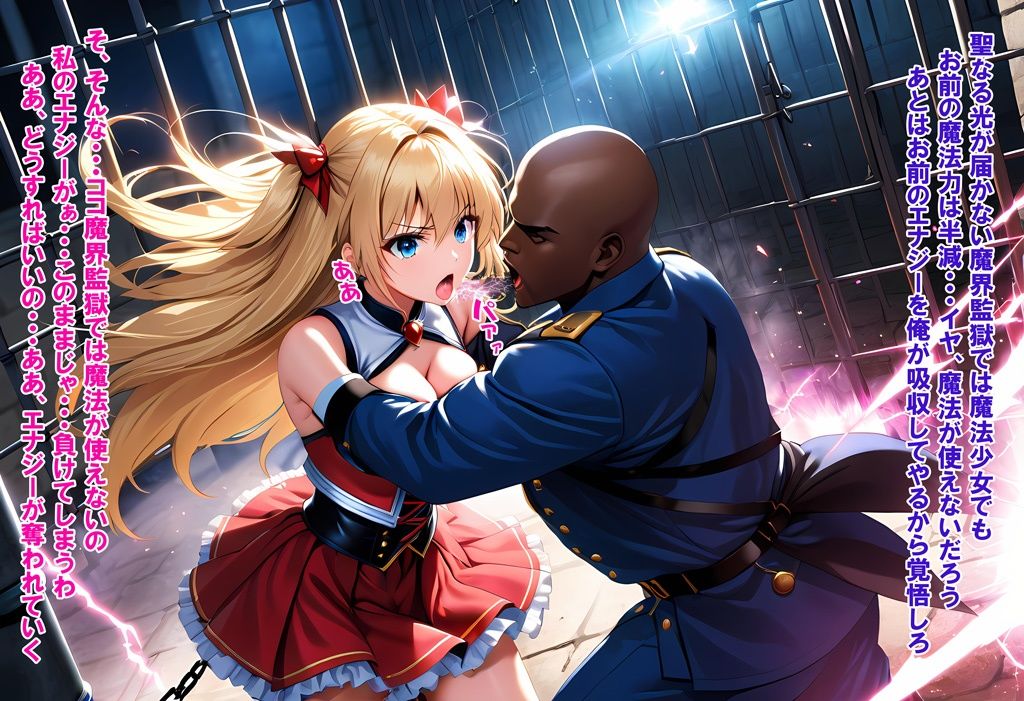 サンプル画像2:敵と戦いピンチになる魔法少女 Vol2(ヒロピンの窓口「アルファ・インディア」) [d_396158]