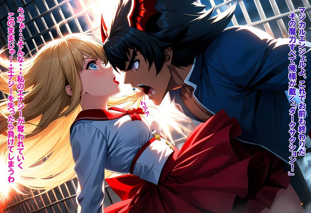 サンプル画像5:敵と戦いピンチになる魔法少女 Vol2(ヒロピンの窓口「アルファ・インディア」) [d_396158]