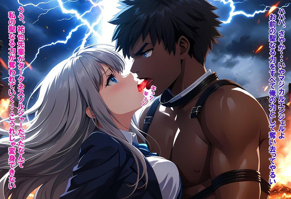 サンプル画像6:敵と戦いピンチになる魔法少女 Vol2(ヒロピンの窓口「アルファ・インディア」) [d_396158]