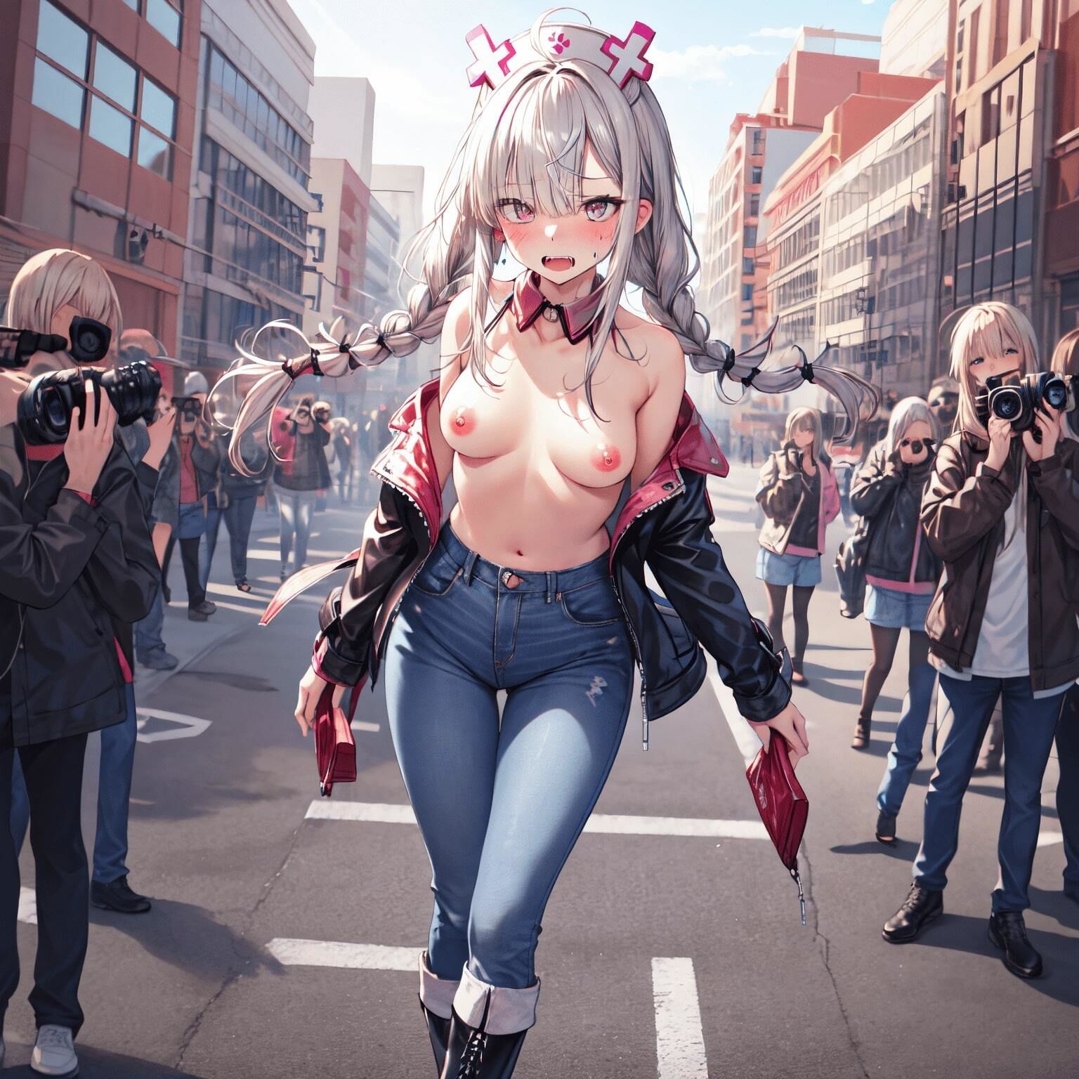 サンプル画像3:公然露出撮影（に◯◯んじ）(Lowisの画廊) [d_396172]