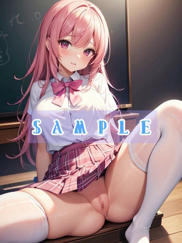 【500枚】スカート＋太ももだらけなセンシティブポーズ生成AIイラストCG集【メイド / 魔法少女 / 姫騎士 / 学生服】のサンプル画像 6