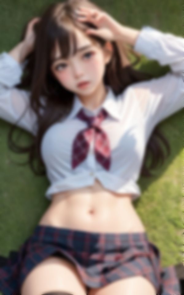 サンプル画像2:淫らな身体でパパ活おじさんを挑発する淫乱女学生(魅せるAI社) [d_396189]