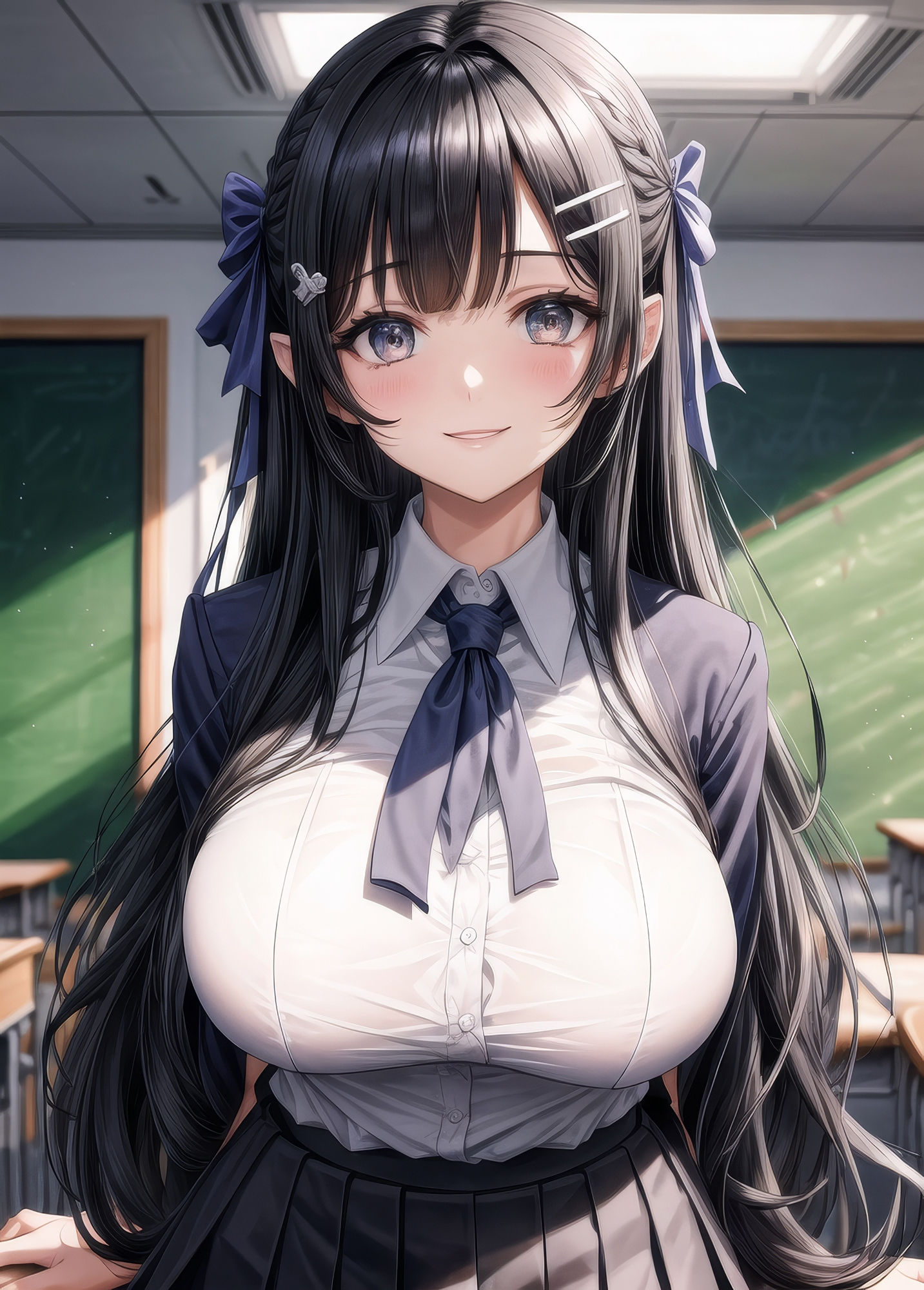 サンプル画像2:聖稜学園の生徒たち(びんびん丸) [d_396193]