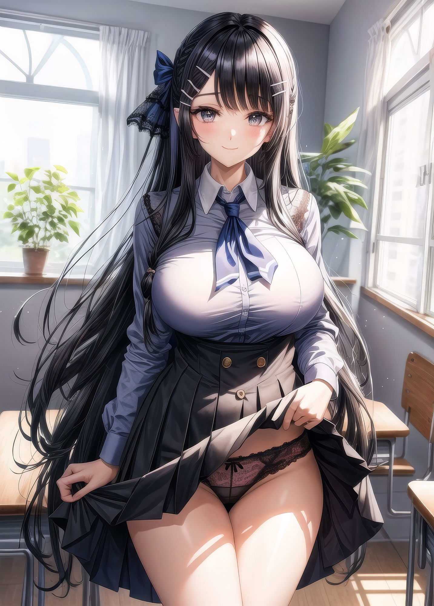 サンプル画像3:聖稜学園の生徒たち(びんびん丸) [d_396193]