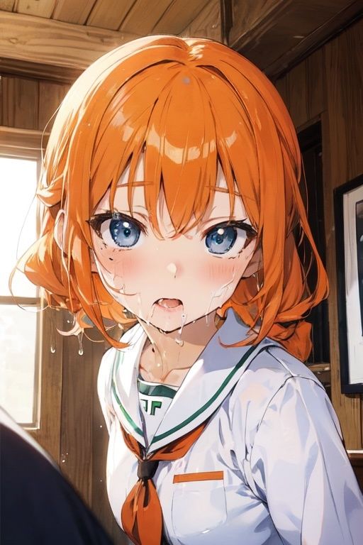 サンプル画像1:虹かけ誌 ガールズ＆パンツァー イラスト集13 単独での攻撃力向上を画策するオレンジペコ(九情承太郎商店) [d_396241]