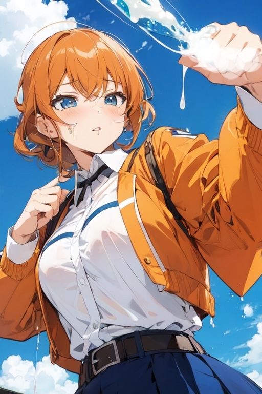 サンプル画像4:虹かけ誌 ガールズ＆パンツァー イラスト集13 単独での攻撃力向上を画策するオレンジペコ(九情承太郎商店) [d_396241]