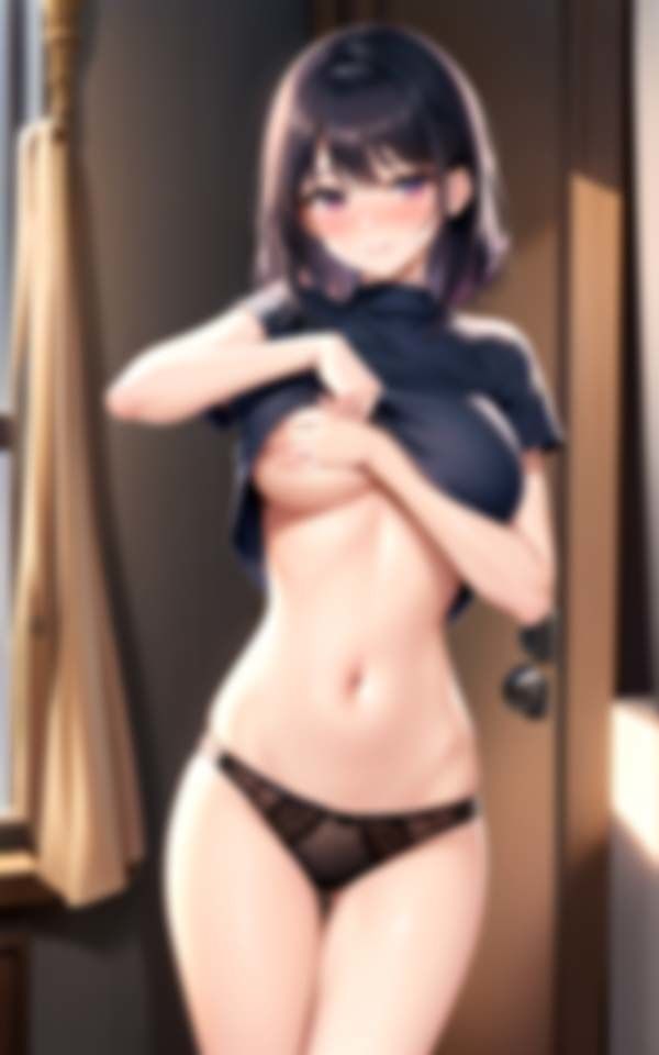 サンプル画像4:おっぱいが大きくなったと報告する妹にフル勃起(AI imagination) [d_396272]