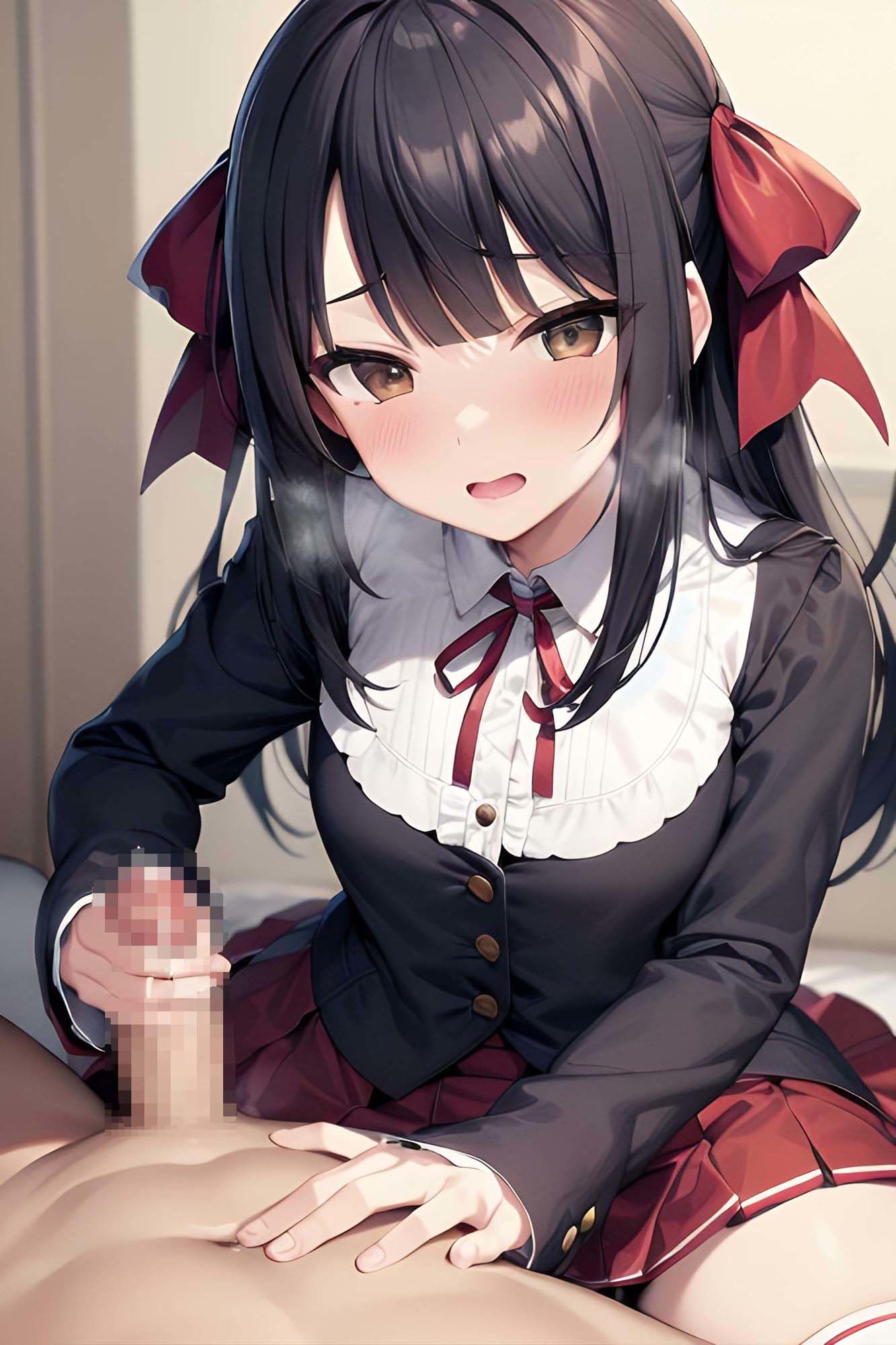 優等生の黒髪清楚美少女を快楽に何度も堕とし変態痴女へと変貌するのサンプル画像 6